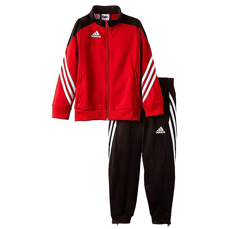 Chandal rojo y negro Adidas