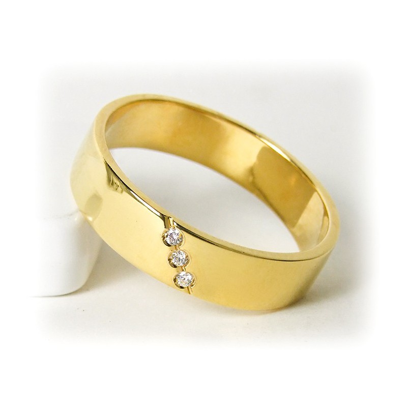 Alianza de boda plana 003-D3